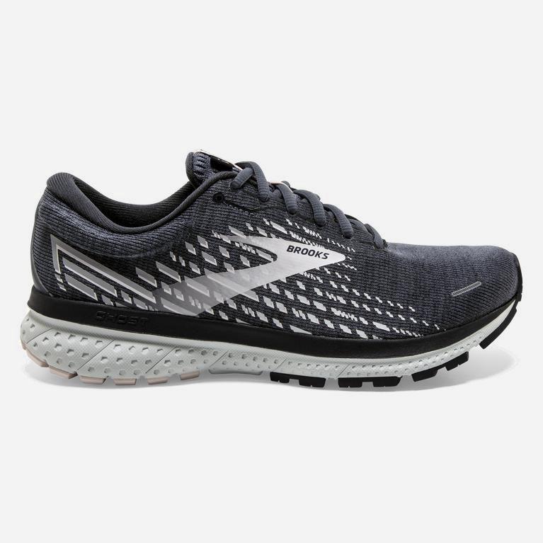 Brooks Ghost 13 Road Løpesko Dame Outlet - Grå/Svart/Rosa - Norge (LQE149350)